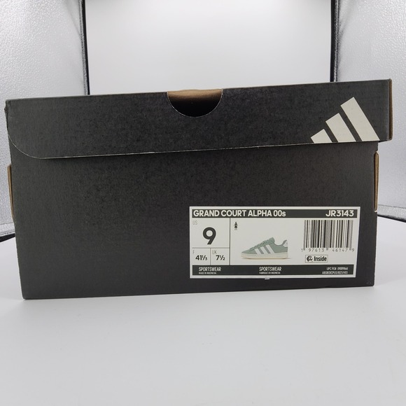 Adidas Grand Court Alpha‎ Shoes Womens 9 Silver Green Sneaker JR3143 NEW in Box - Picture 12 of 12